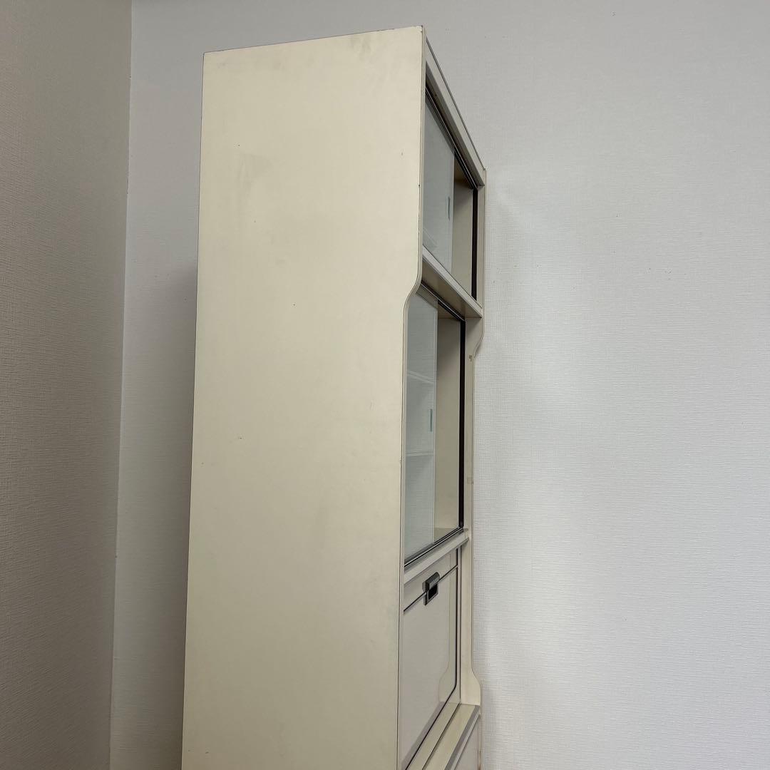 昭和レトロ レトロポップ 食器棚 ガラス