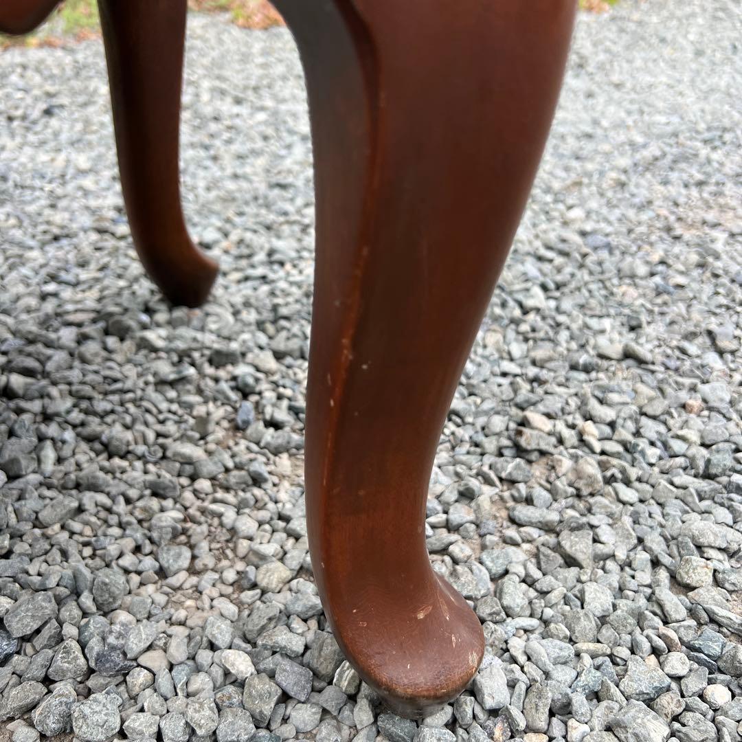 アンティーク 木製 キャビネット 飾り棚 ディスプレイ ガラス扉 猫脚