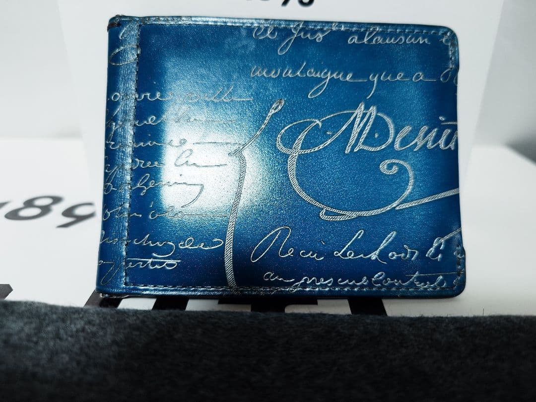 BERLUTI マネークリップフィギュア　スペシャルオーダープラチナパティーヌ