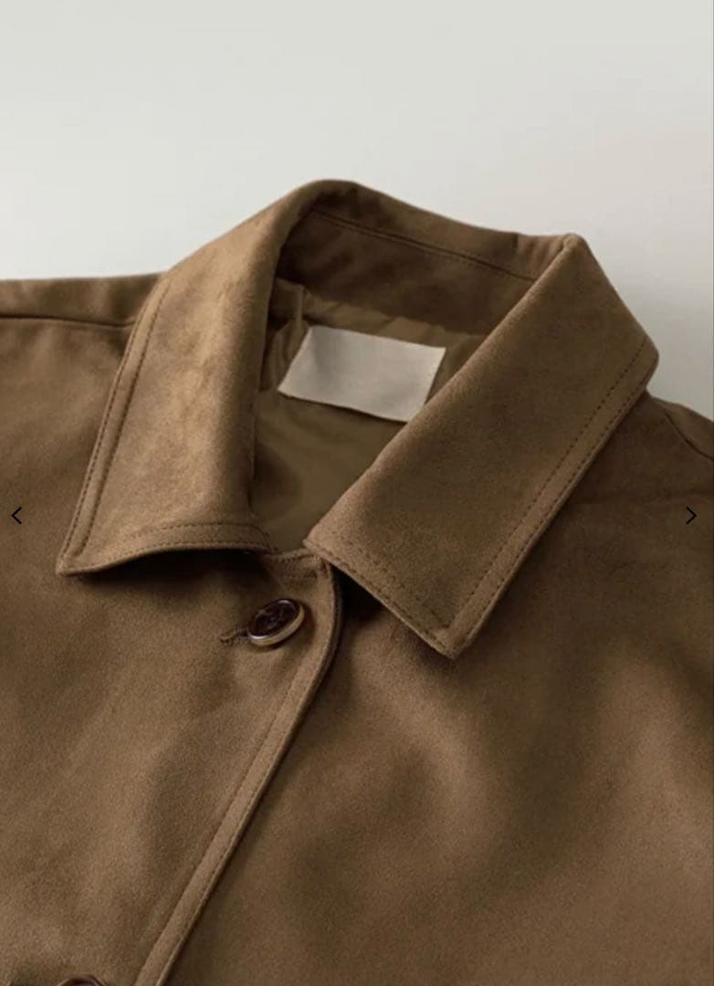 完売品 ohotoro Henry Suede Jacket beige