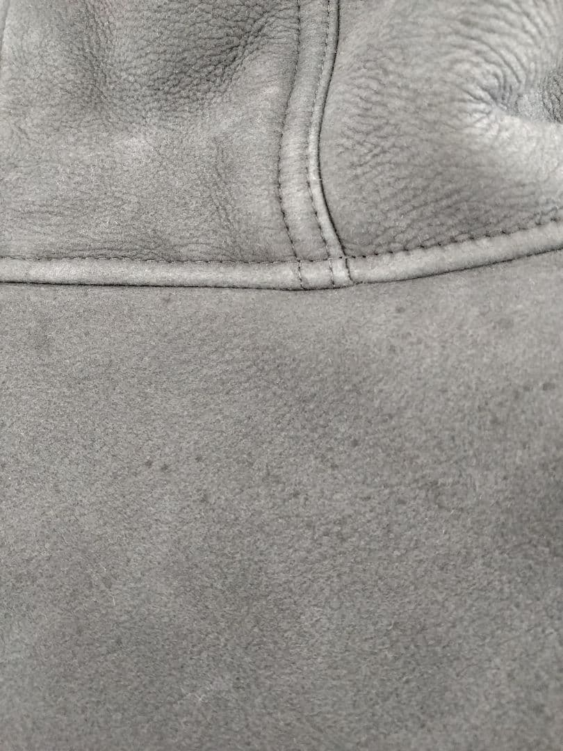 ムートンコート　フード付