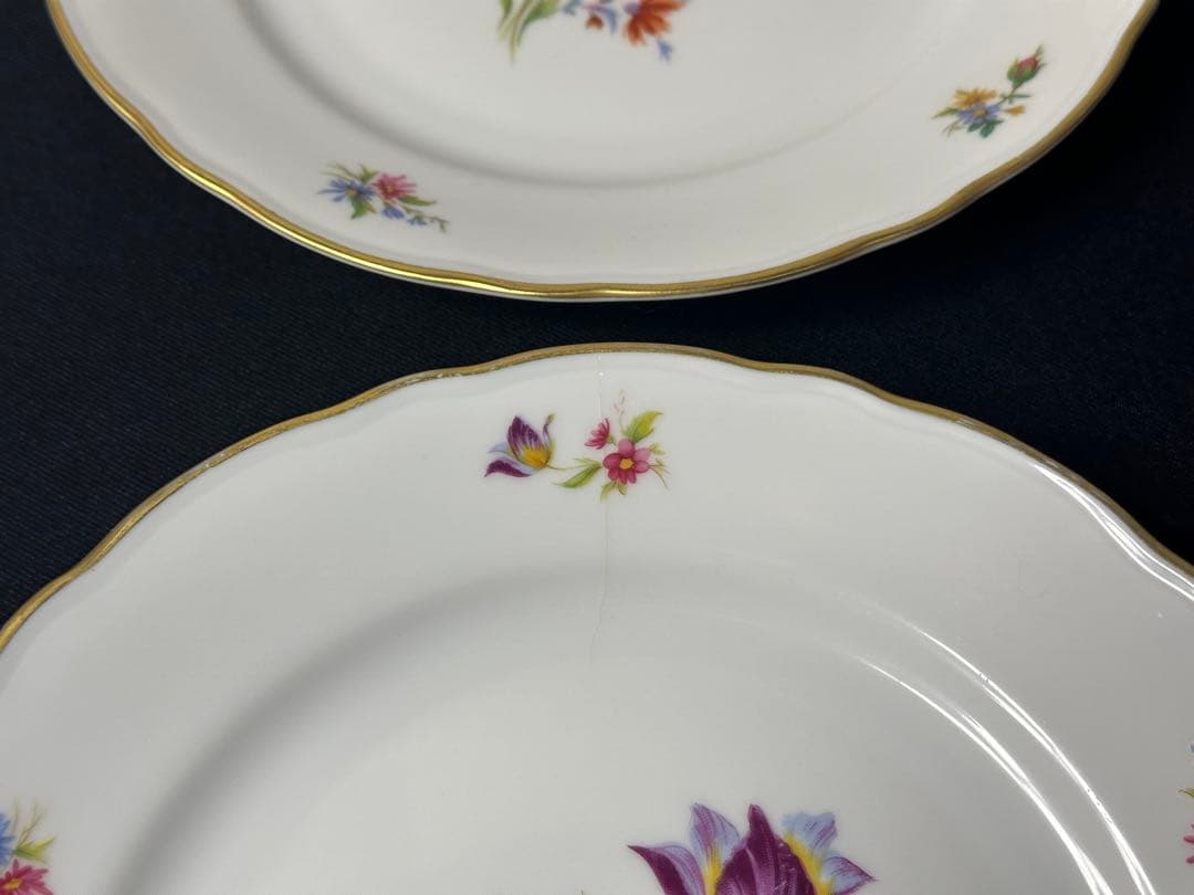 Bavaria ババリア　花柄の皿 6枚セット