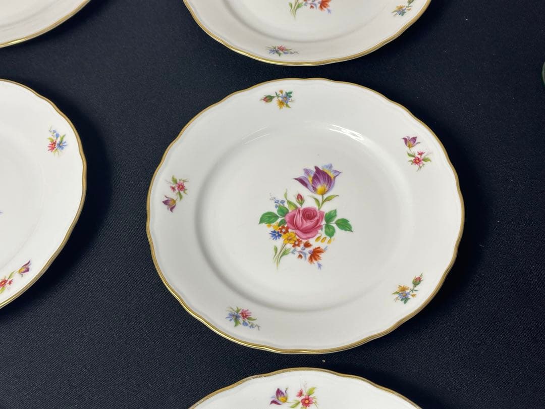 Bavaria ババリア　花柄の皿 6枚セット