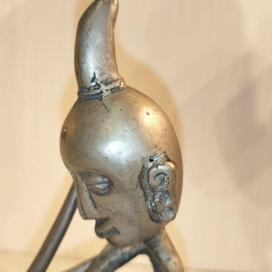 プリミティブアート アフリカ 金属製 ブロンズオブジェ