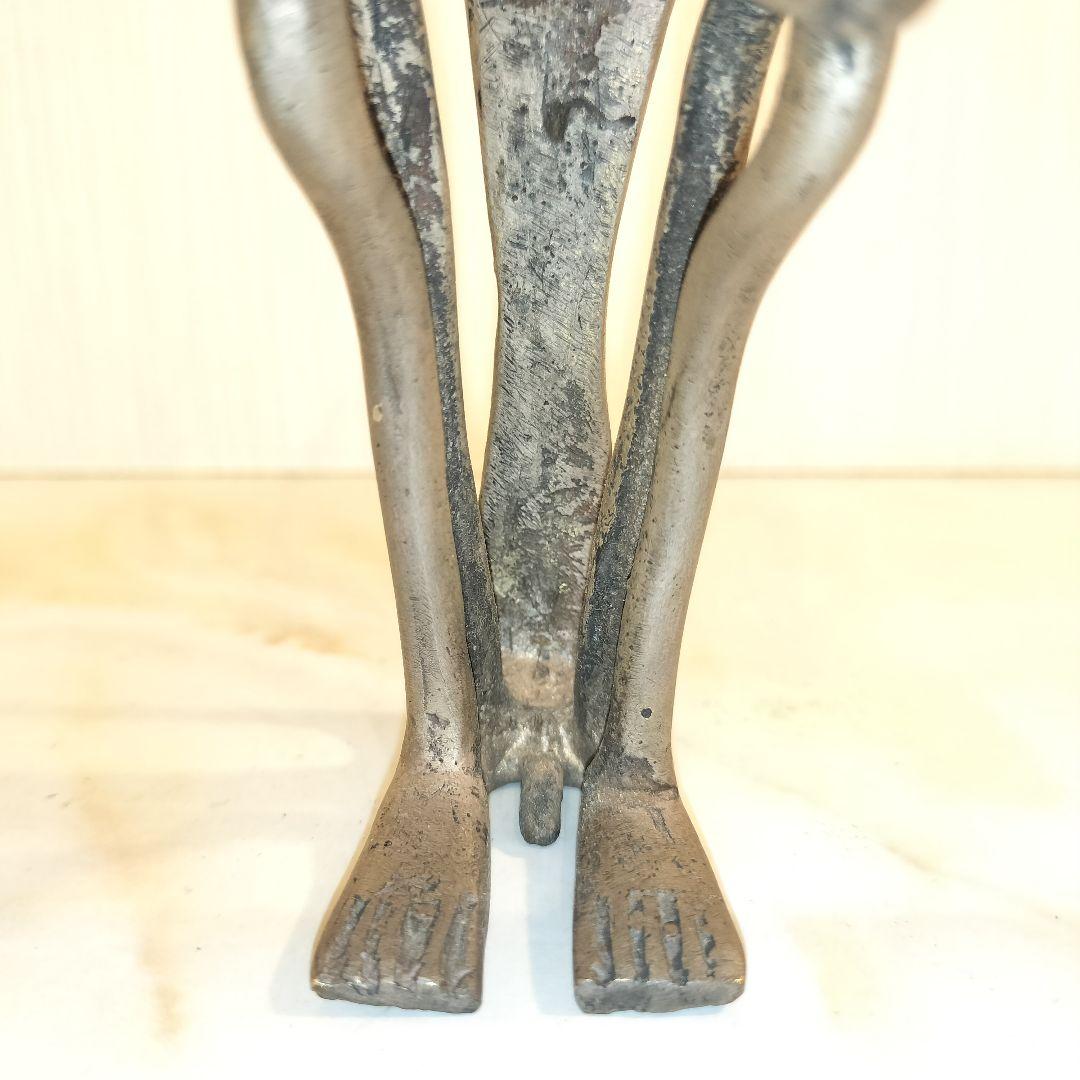 プリミティブアート アフリカ 金属製 ブロンズオブジェ