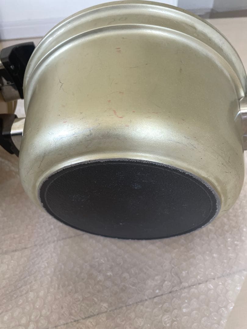 しばのキッチン　IH対応ゴールド両手鍋 2個セット！