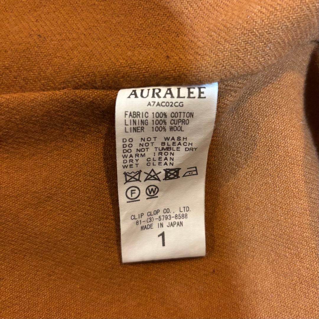 AURALEE オーラリー FINX BIG トレンチコート 1