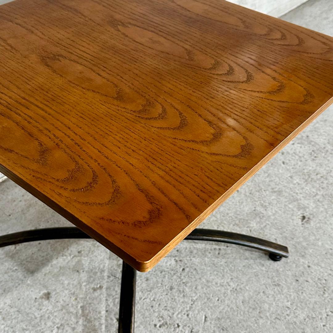 ✦無骨✦ミッドセンチュリーテイスト × 昇降式カフェテーブル　鉄脚