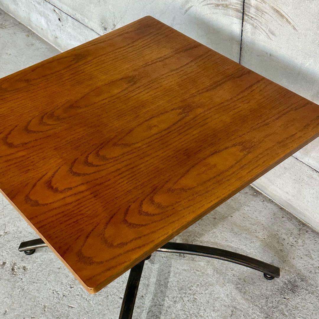 ✦無骨✦ミッドセンチュリーテイスト × 昇降式カフェテーブル　鉄脚