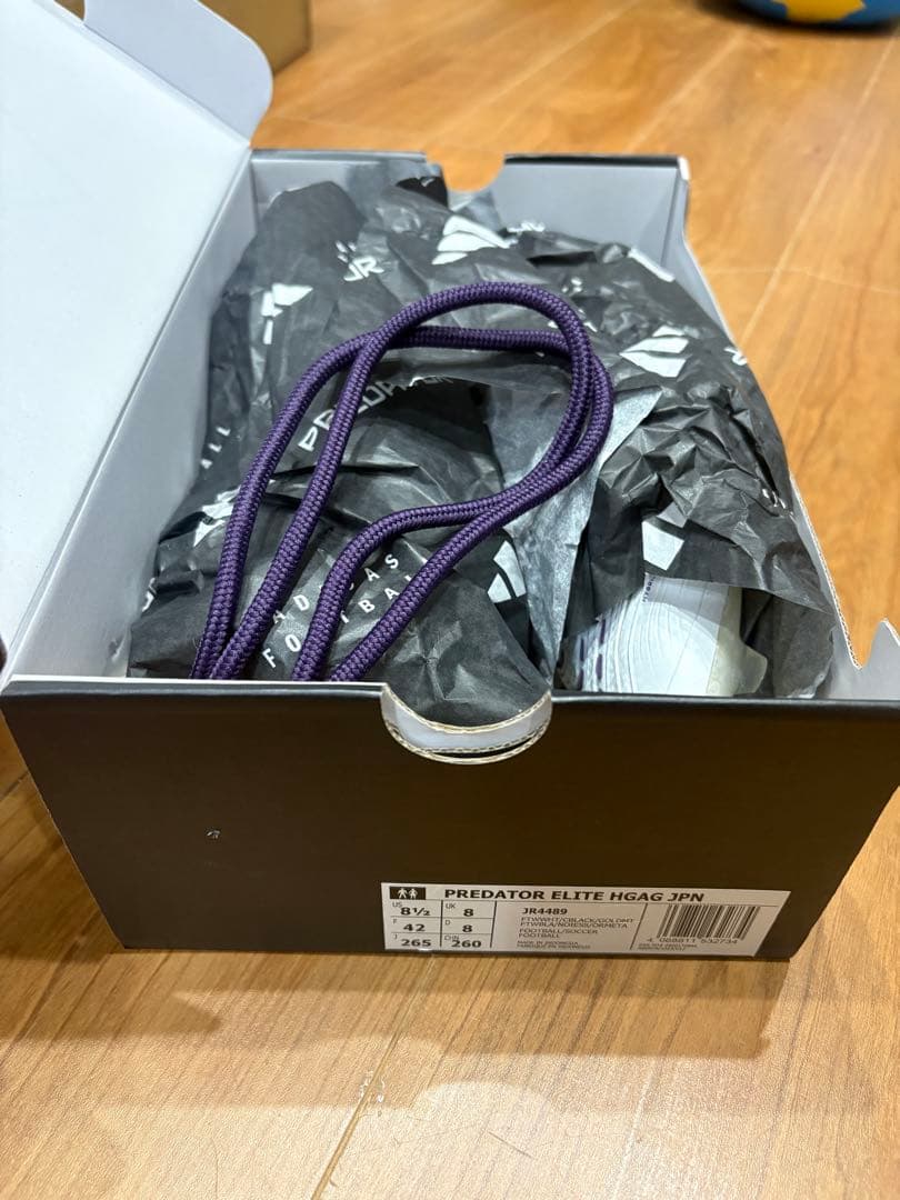 極美品 プレデター エリート HG/AG 26.5cm アディダス JR4489