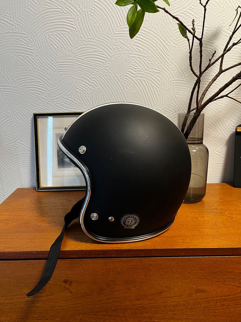 TT&CO スーパーマグナム 2ラインズ クロームトリム マットブラック　S