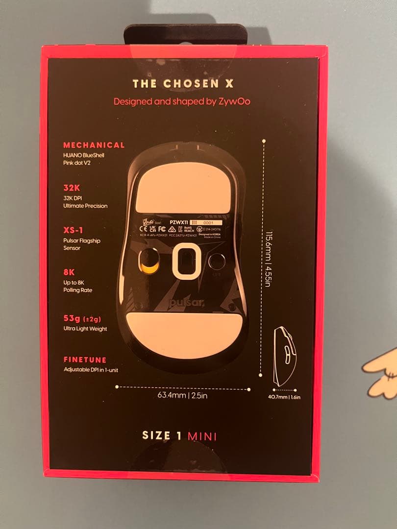 マウス・トラックボール Zywoo mini black