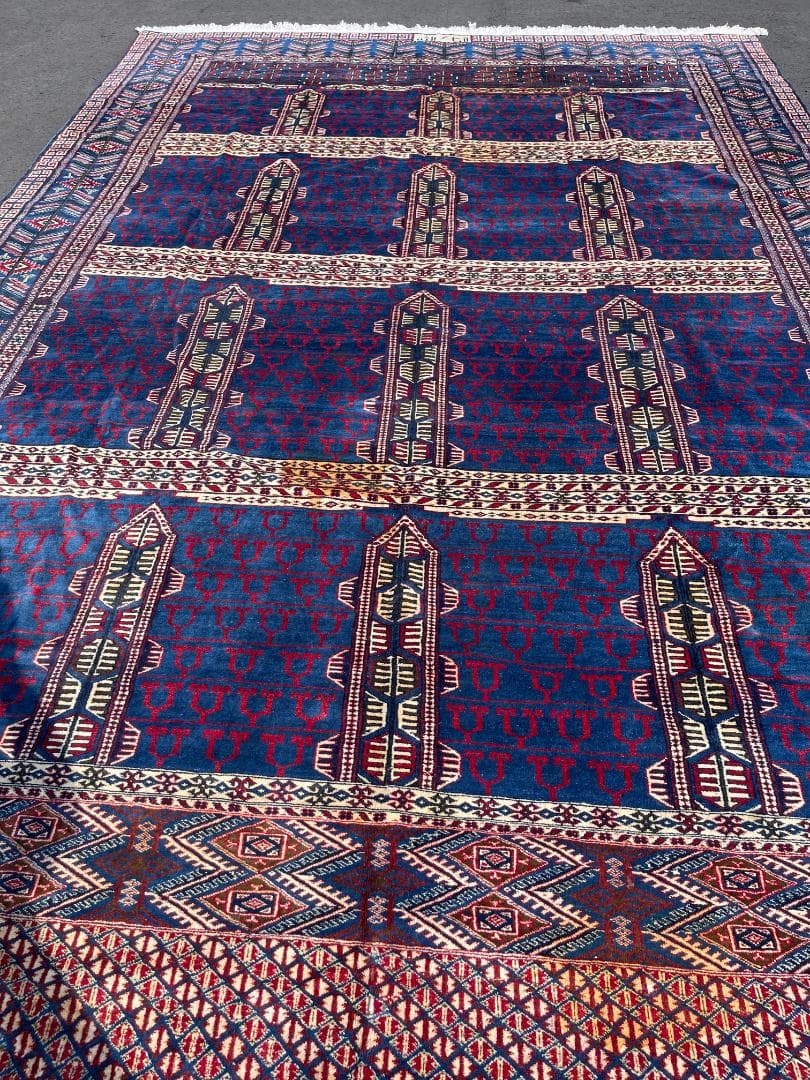 トルクメン カーペット ヴィンテージ 高品質 のハシュロ パルダ