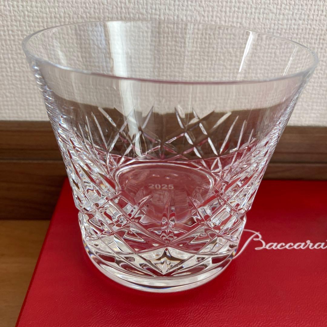 【新品】Baccarat 2025年クリスタルグラス2個セット