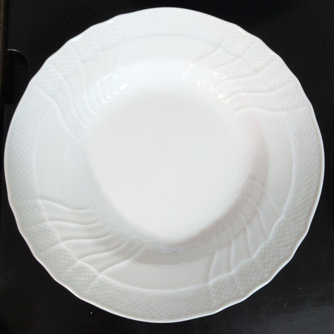 Richard Ginori　ベッキオホワイト　23cmスーププレート　６枚