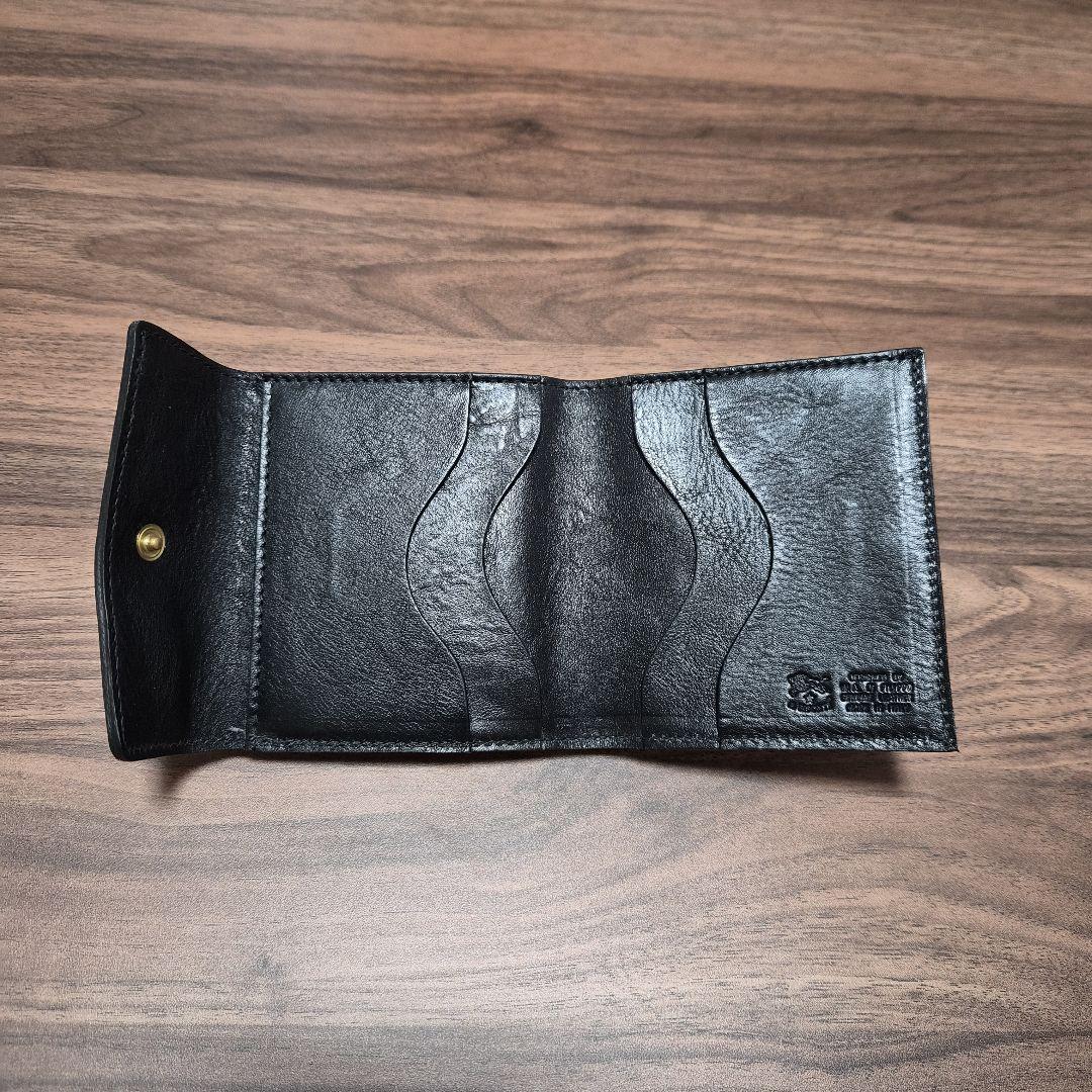 イルビゾンテミニ財布　三つ折り財布小銭入れ　ブラック　ネロ