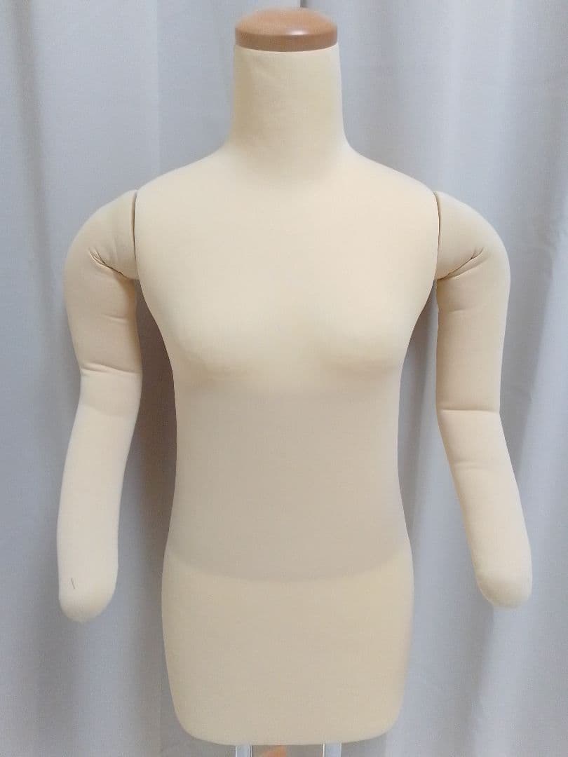 エコボディ 和装トルソー 腕付き 高さ無段階調整可 着物 着付け 練習 上半身