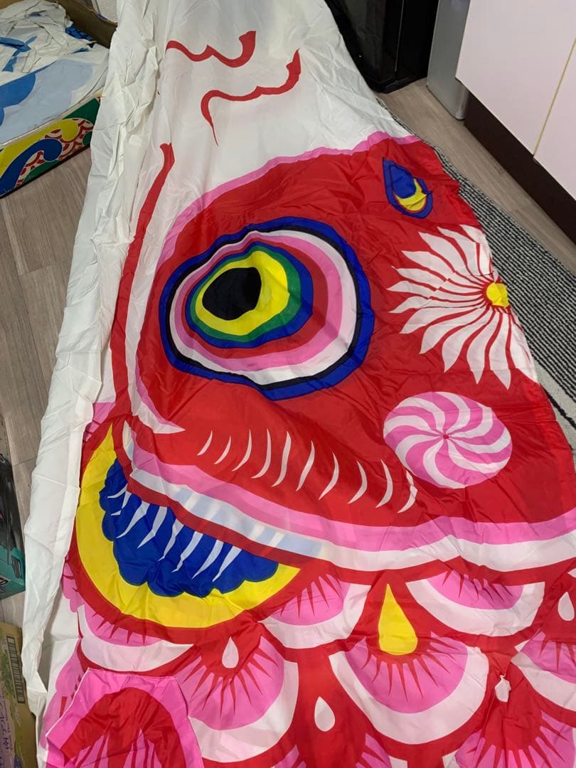 鯉のぼり　東錦　大型鯉　10mセット　使用品　こいのぼり