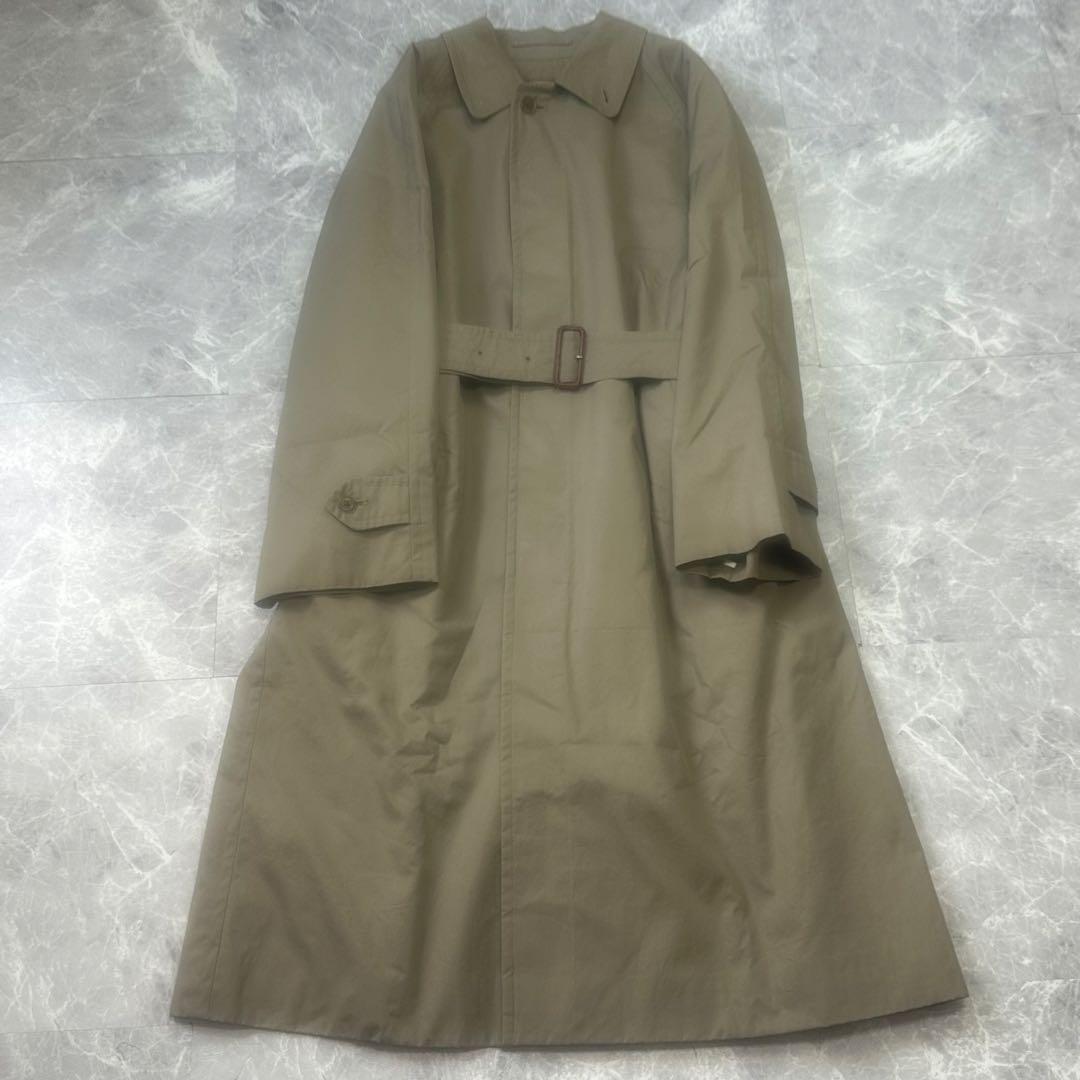 バーバリー♡ステンカラーコート　ライナーベルト　ノバチェック カーキ