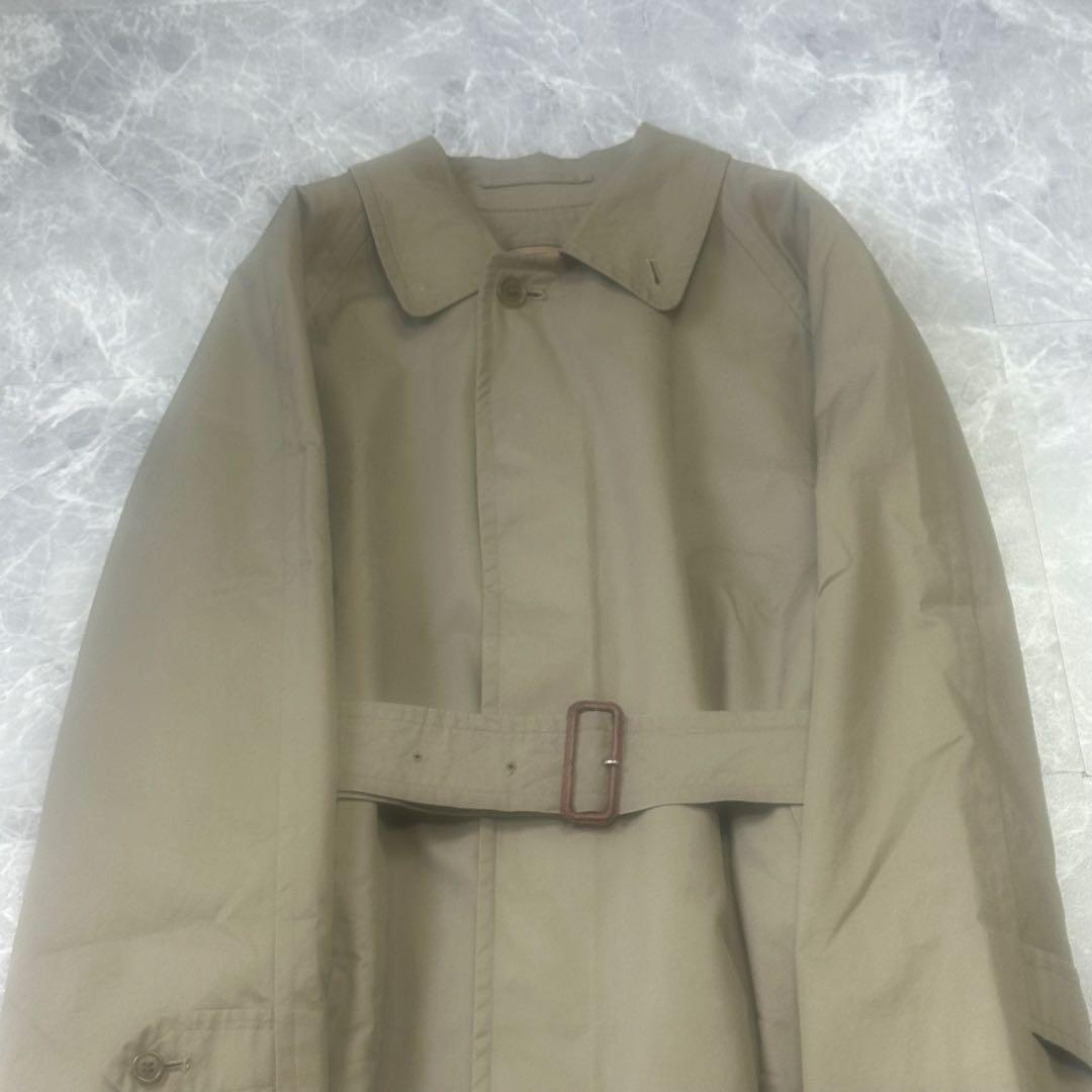 バーバリー♡ステンカラーコート　ライナーベルト　ノバチェック カーキ