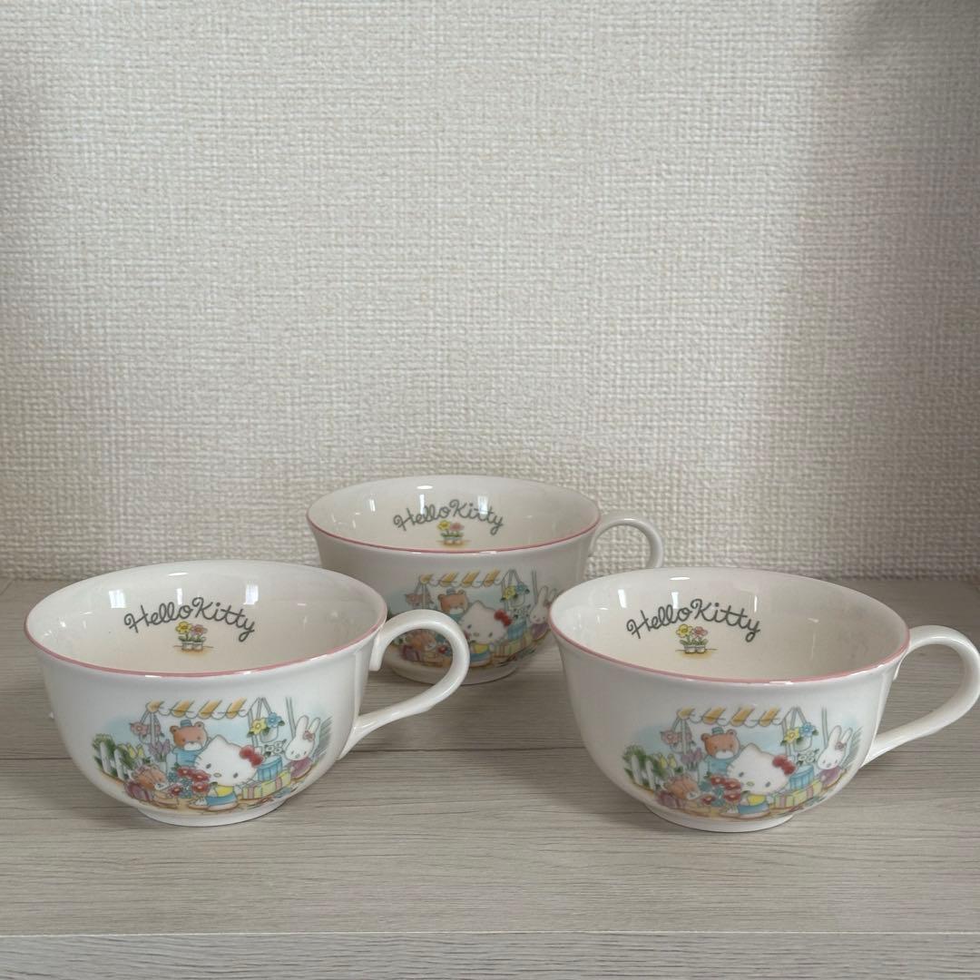 キティ NIKKO 硬質陶器 食器 小物入れ 日本製 1997年 シール付き