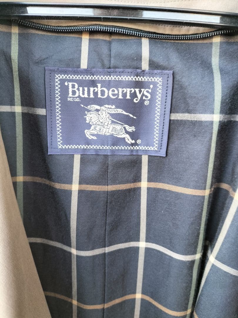 Burberrys カーキ トレンチコート　オールドタイプ　M〜L