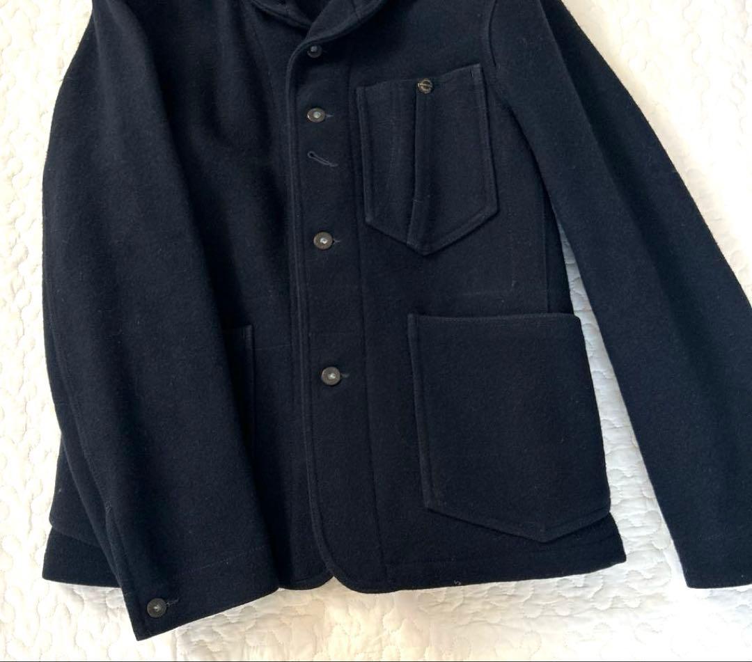 フィルソン　FILSON ウール ネイビー ベスト　ジャケット　USA