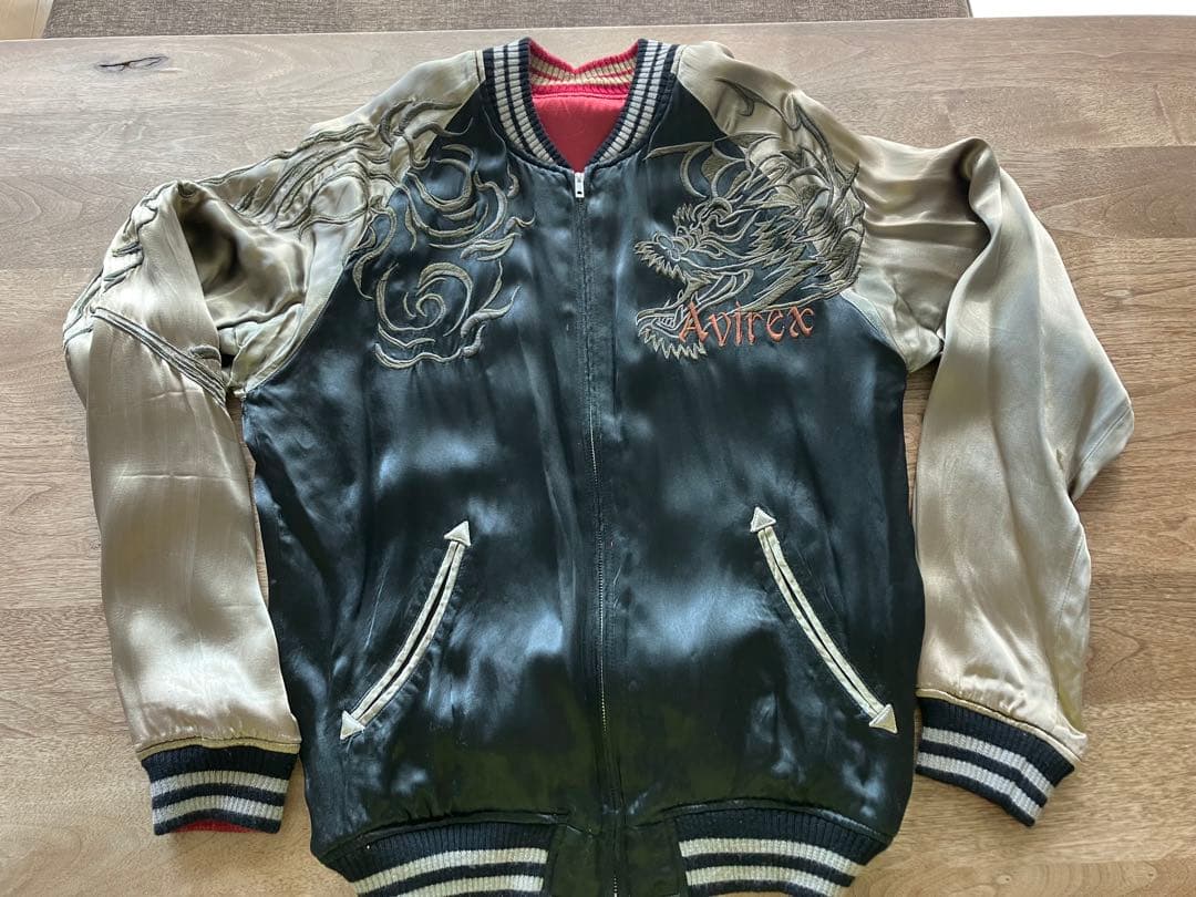 Avirex スカジャン ドラゴン刺繍