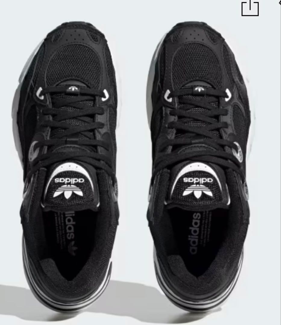 完売品adidas ASTIR Ｗアディダス アスター ブラック23.5cm