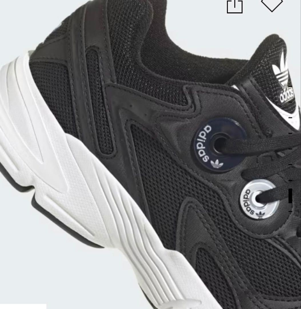 完売品adidas ASTIR Ｗアディダス アスター ブラック23.5cm