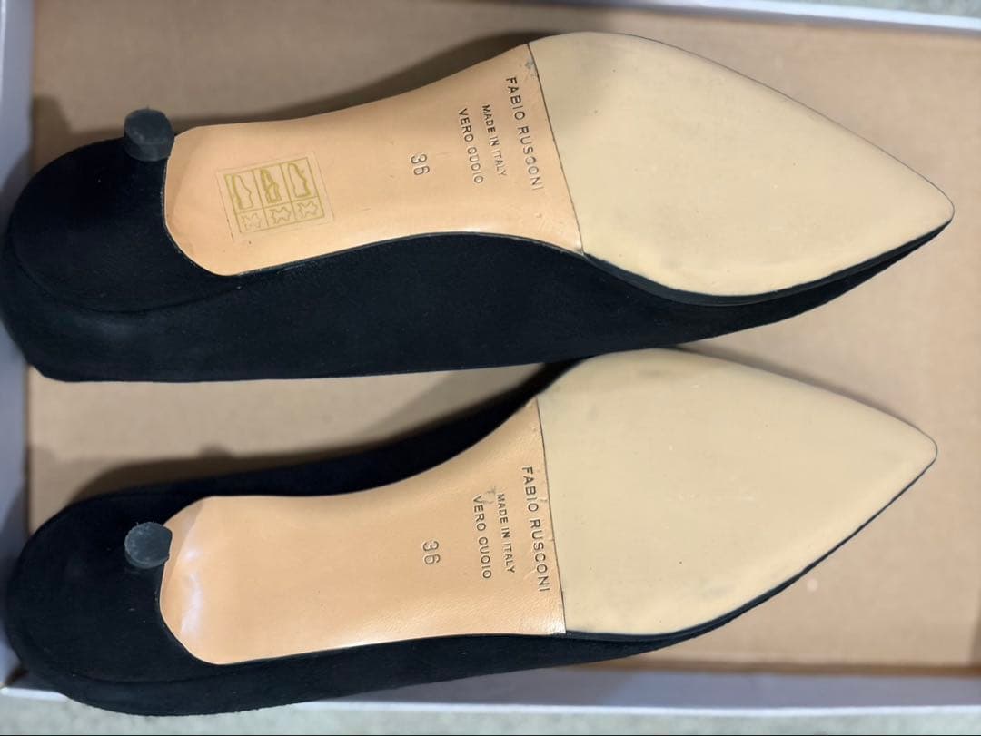 FABIO RUSCONIパンプス 黒