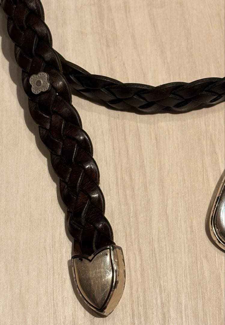 イタリア製LARDINI (ラルディーニ) メッシュ レザーベルト