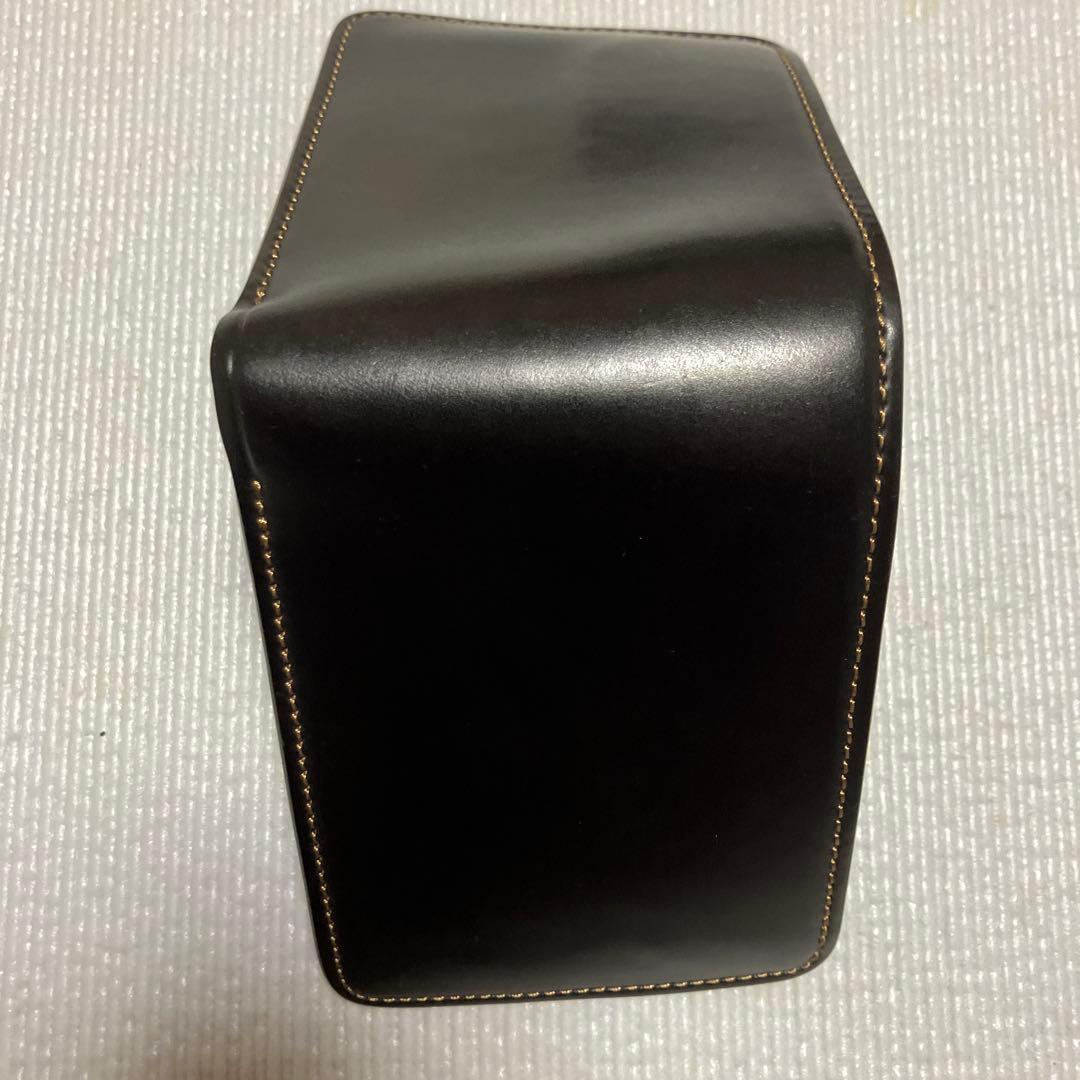 WILDSWANS 二つ折り財布 ウィングス ブラック&バーガンディー