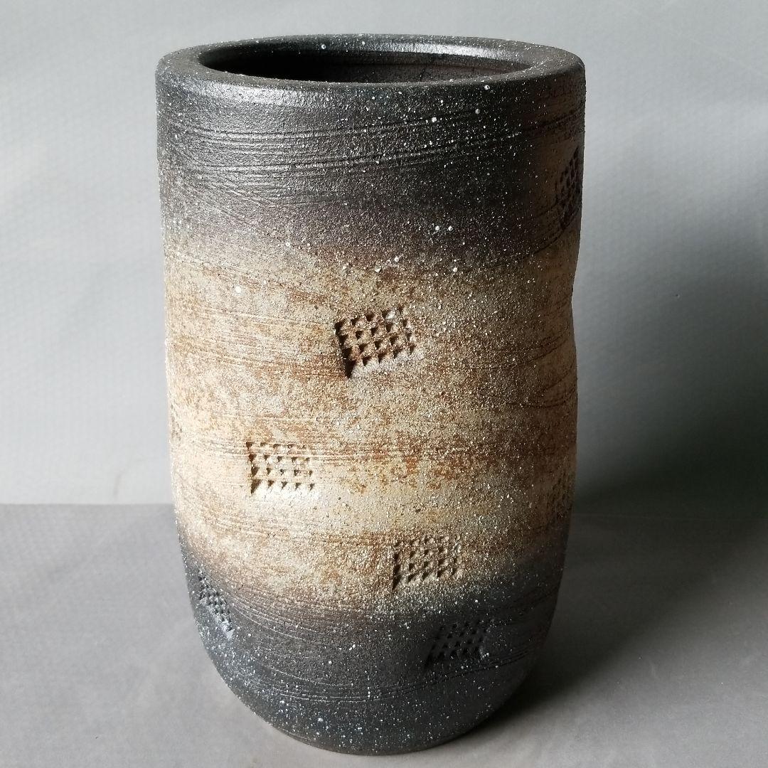 信楽焼 傘立て 窯肌 高さ４５cm