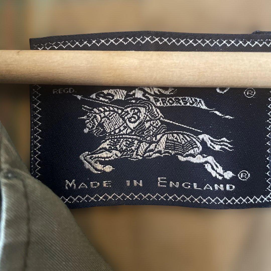 バーバリー　バルマカンコート　玉虫色　一枚袖