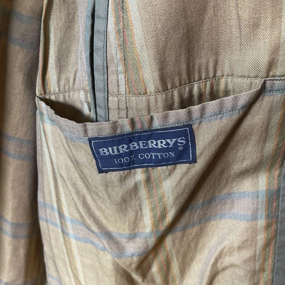 バーバリー　バルマカンコート　玉虫色　一枚袖