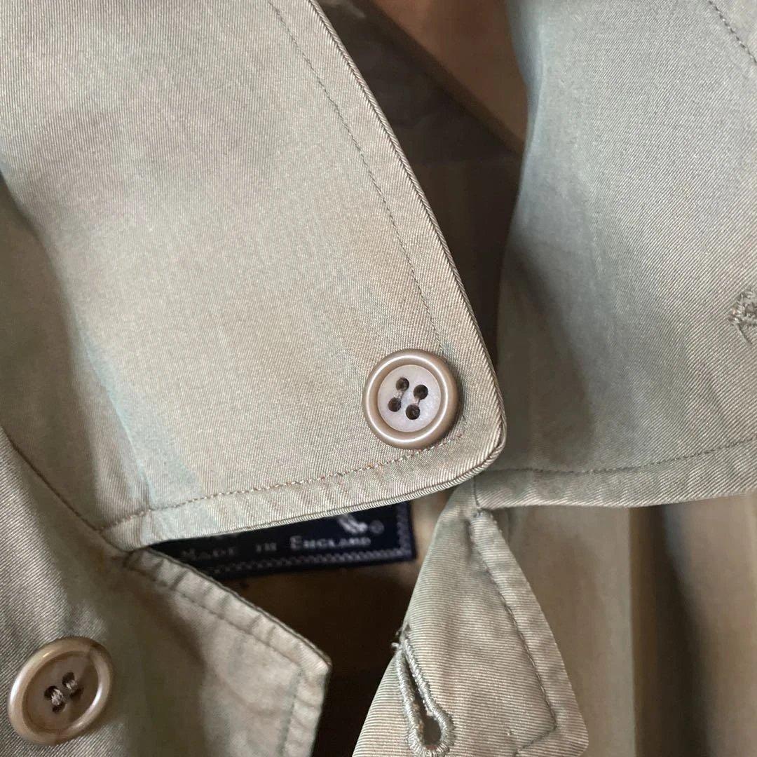 バーバリー　バルマカンコート　玉虫色　一枚袖