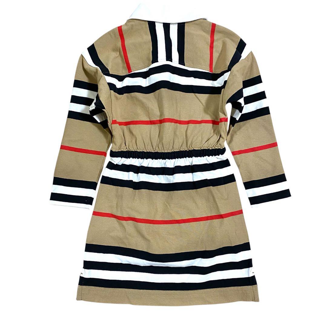 BURBERRY バーバリー　アイコンストライプ　ポロワンピース4Y 104