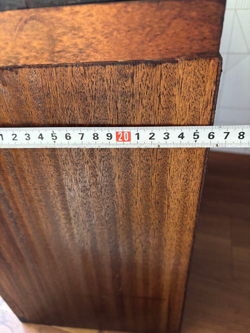 ロ*コ様 古道具　飾り棚　卓上引き戸付きキャビネット