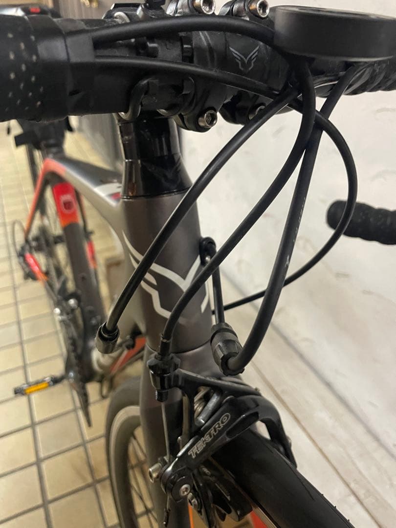 FELT ロードバイク 2x10速 グレー/オレンジ/赤