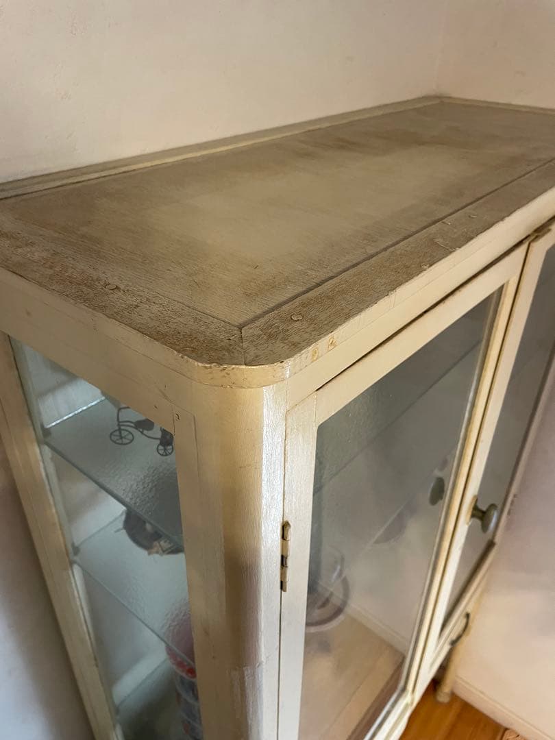 K．　【引取り希望】アンティーク　医療棚　キャビネット 　ケビント