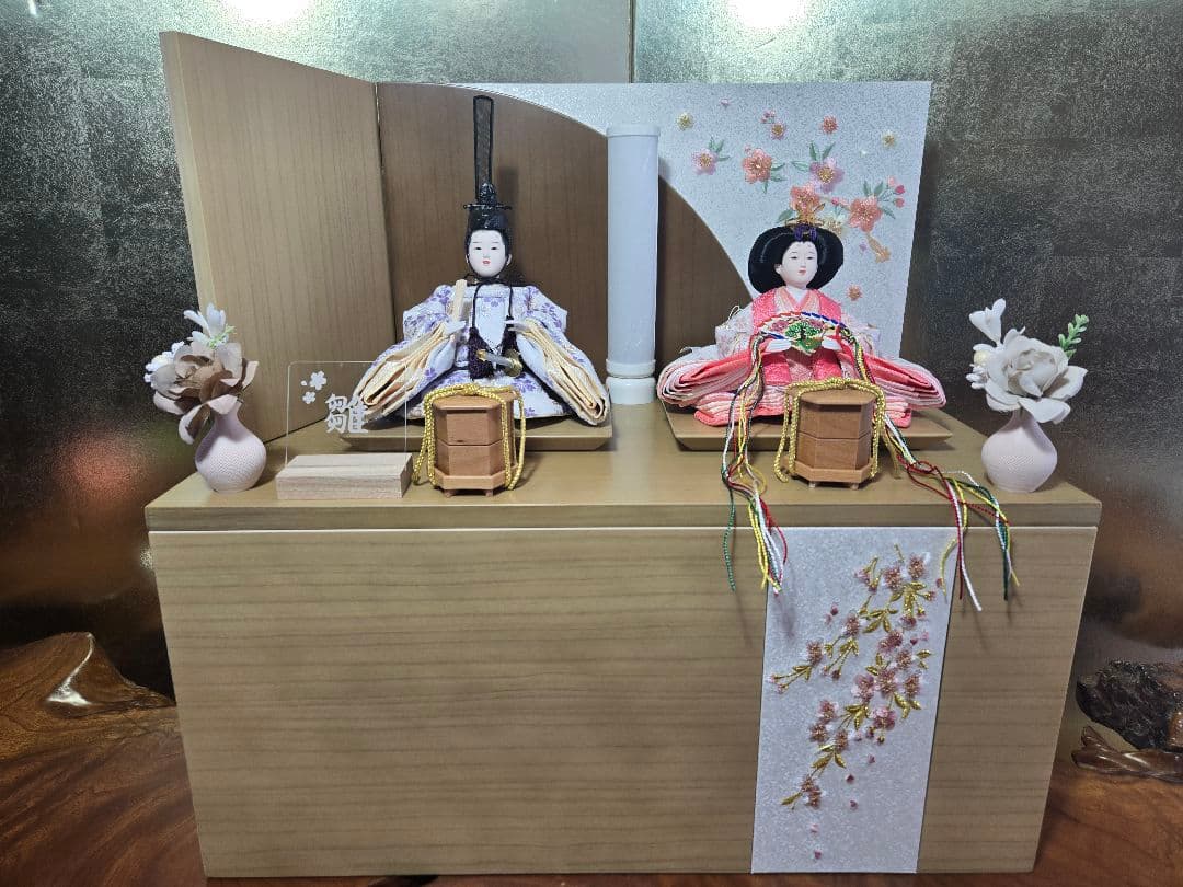 【一点限り】雛人形 収納飾り　SH47