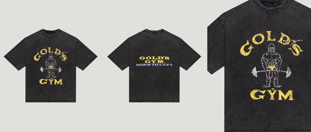 LÝFT × GOLD'S GYM BIG T-SHIRT XL リフト