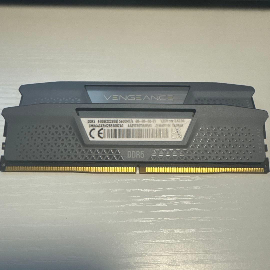 Vengeance DDR5 メモリー 5400MHz 64GB(32GB×2)