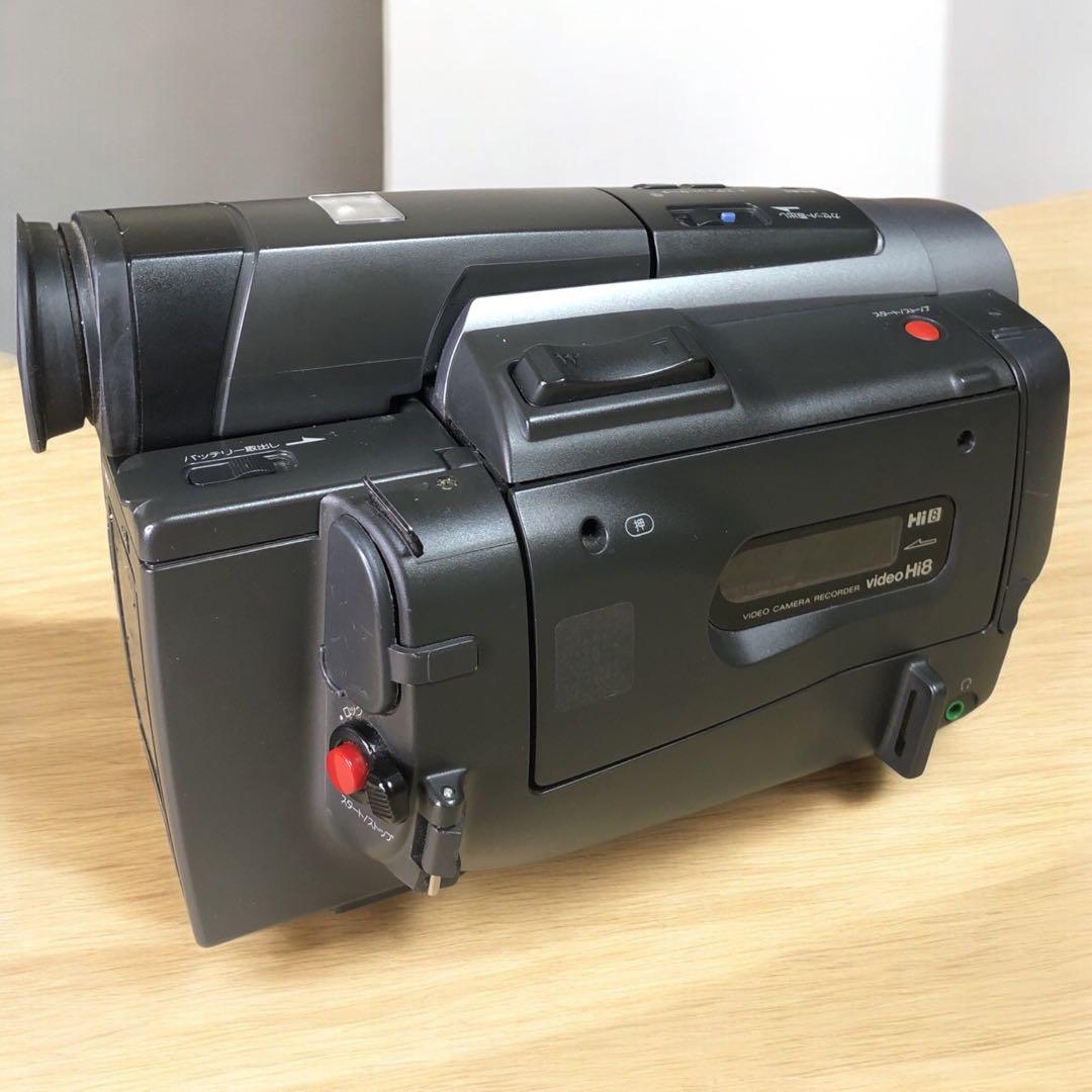 【希少】SONY 液晶Hi8/8ミリビデオカメラ・CCD-TRV90 おまけ付き