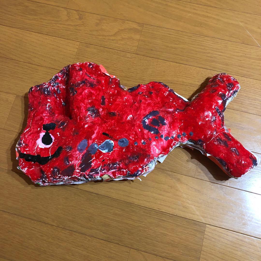 手作り 魚型アート 真鯛