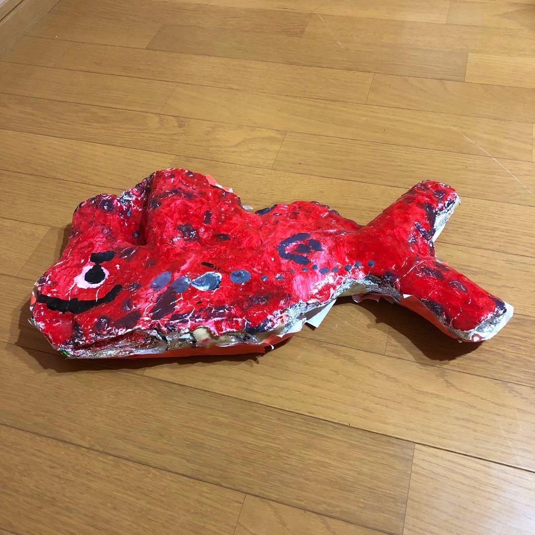 手作り 魚型アート 真鯛
