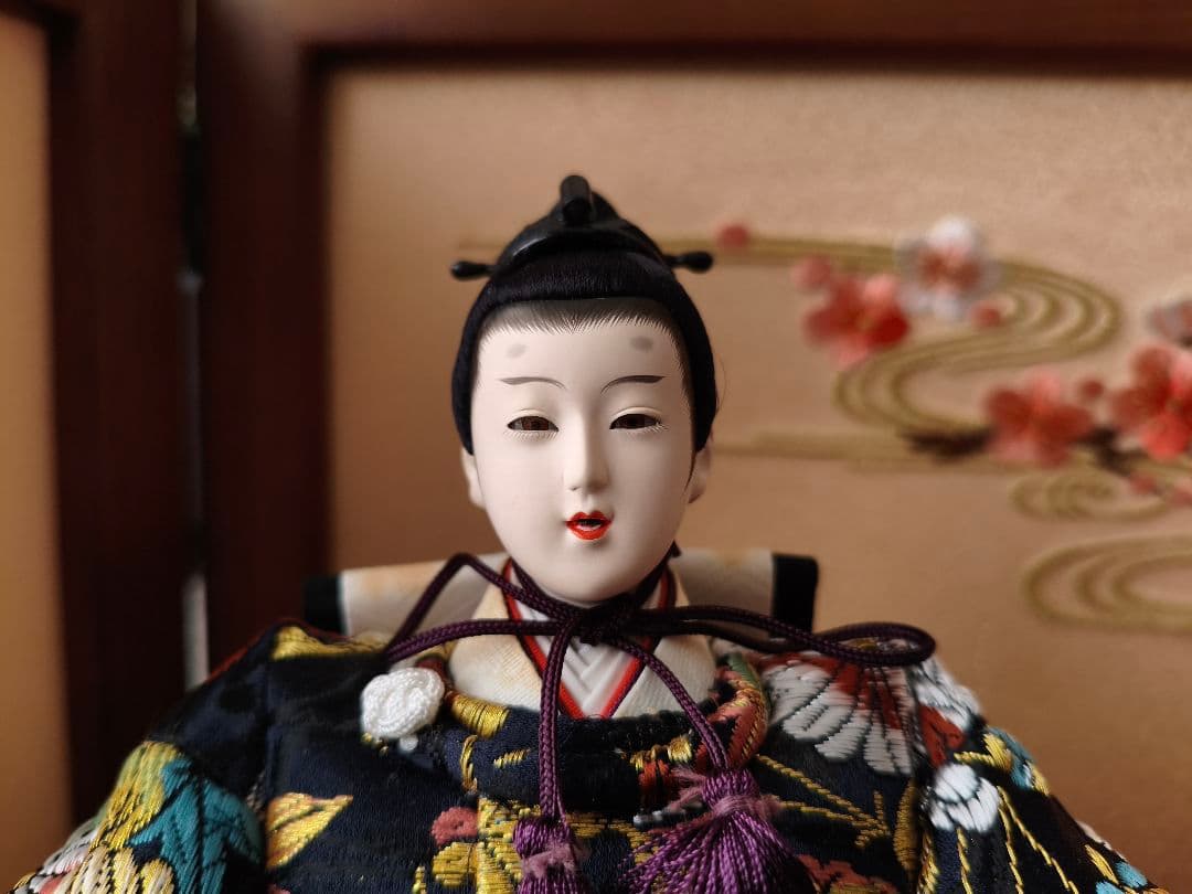 雛人形セット 久月 お雛様 桜柄 かわいいお顔