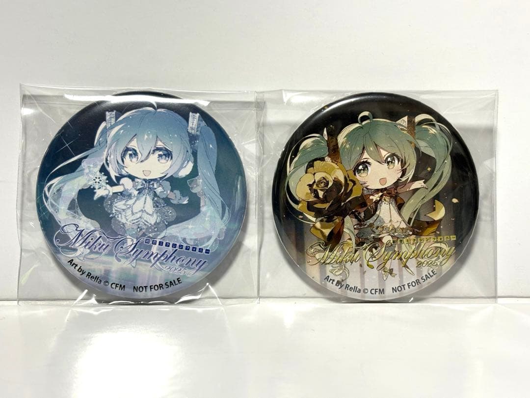 初音ミクシンフォニー10th　CD 予約特典　札幌・東京公演　缶バッジセット