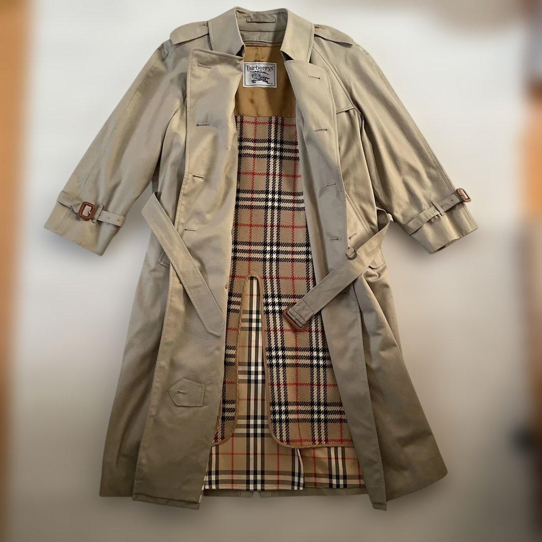 【美品】Burberrys カーキトレンチコート